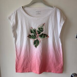 Talbots cap sleeve top